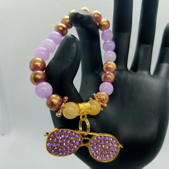 Jewelry - Purple Shades Stretch Bracelet